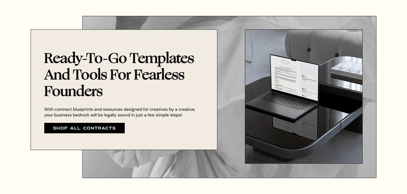 Pre-built Shopify Section Design - The Artists' Lawyer - By Deeply Rooted Studio