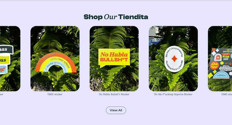 Pre-built Shopify Section Design - Of Many Generaciones - By Leche Studio