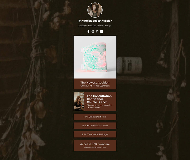 Pre-built Shopify Section Design - Freckled Skin