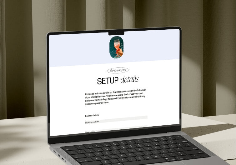 The Shopify Store Launch Kit for designers mockup