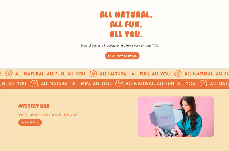 Pre-built Shopify Section Design - Aminnah