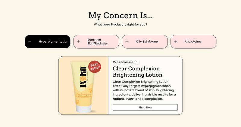 Pre-built Shopify Section Design - Ixora Botanical Beauty