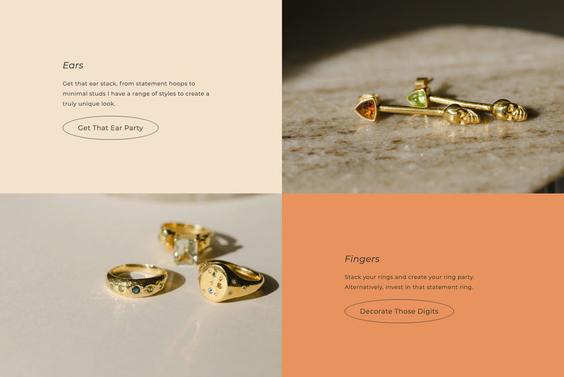 Pre-built Shopify Section Design - Oranda Stone