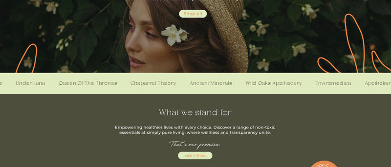 Pre-built Shopify Section Design - Simply Pure Living - By Soulve Studio