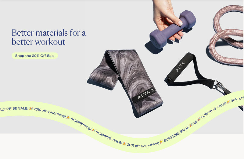 Pre-built Shopify Section Design - Alta Fitness