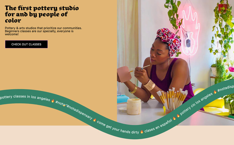 Pre-built Shopify Section Design - POT - By Monforte Studio