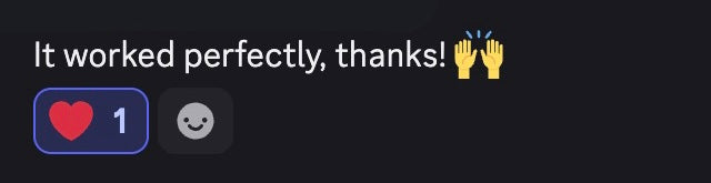 It worked perfectly, thanks!