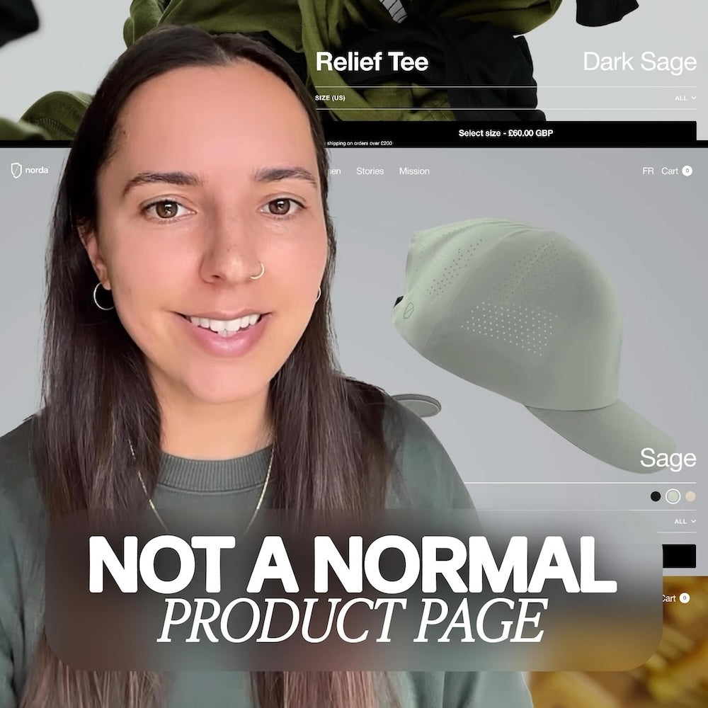 Not a Normal Product Page