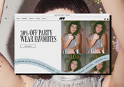 Pre-built Shopify Section Template: Interactive Wave Hero - Luna Templates
