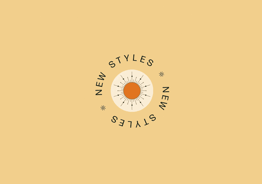 Pre-built Shopify Section Template: Rotating Sticker with Text - Luna Templates