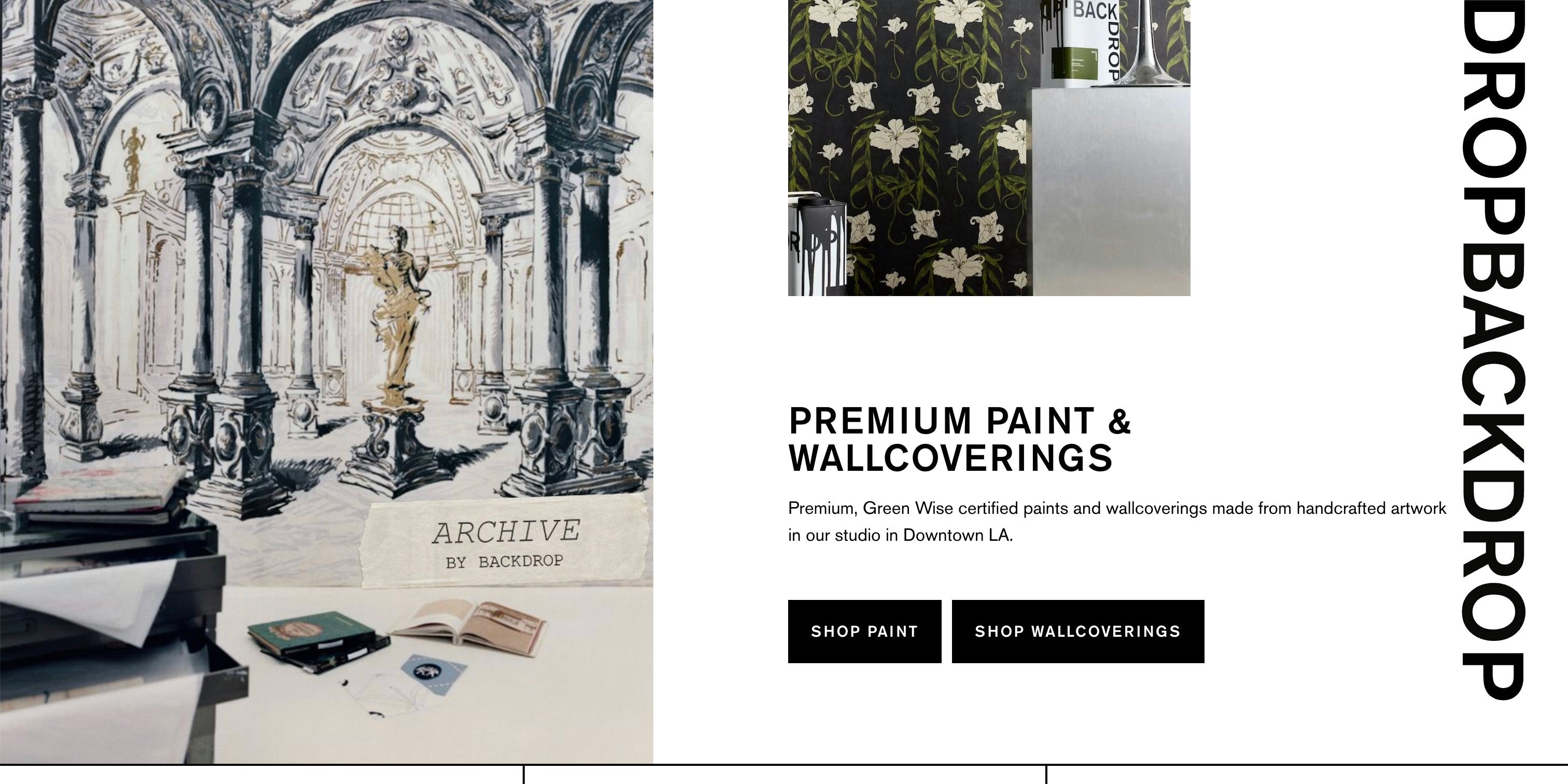 Shopify Website Design Inspiration - Backdrop