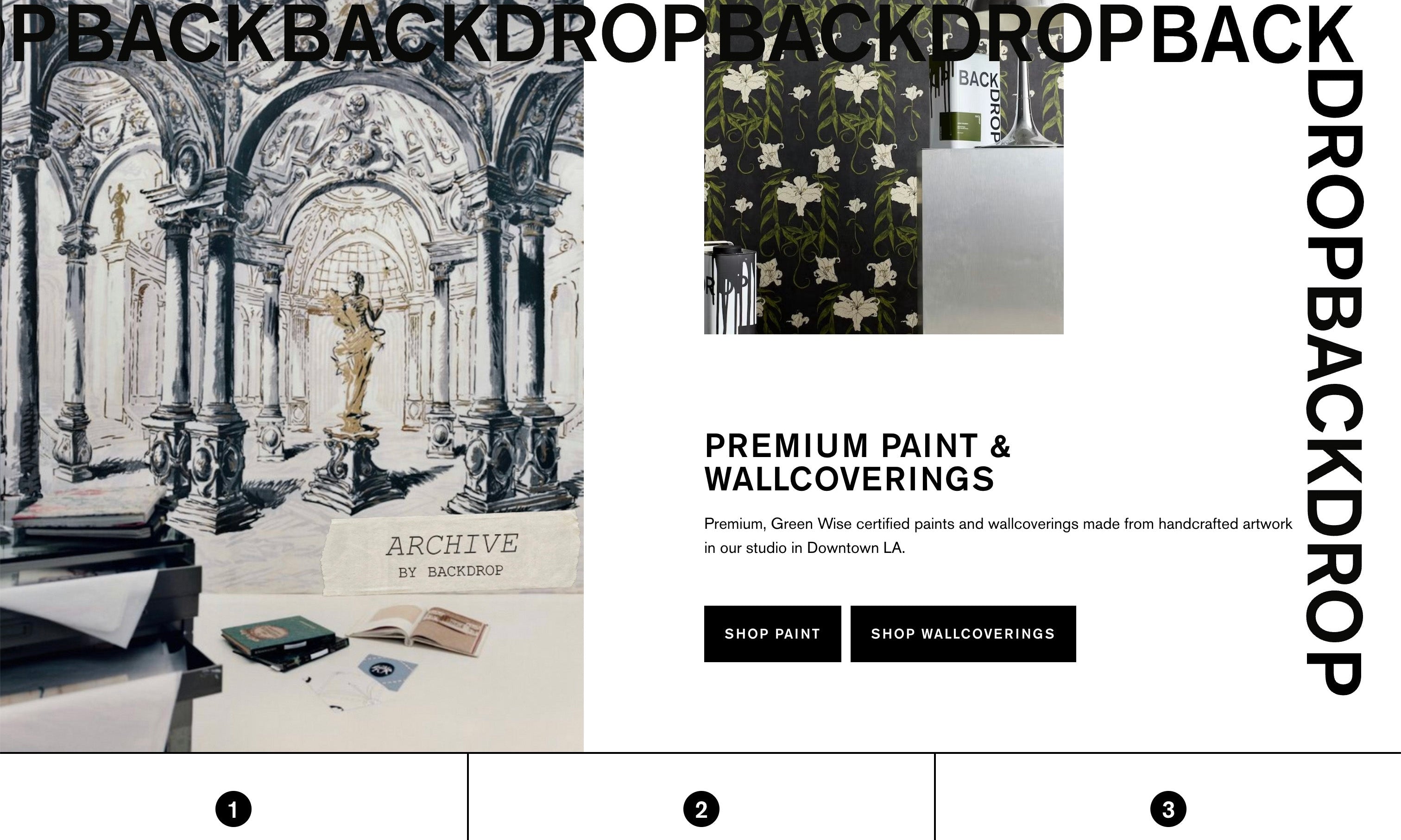 Shopify Website Design Inspiration - Backdrop