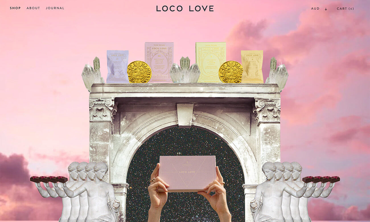 Shopify Website Design Inspiration - Loco Love