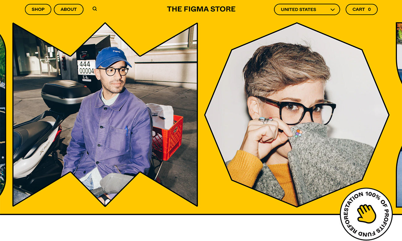 Shopify Website Design Inspiration - The Figma Store