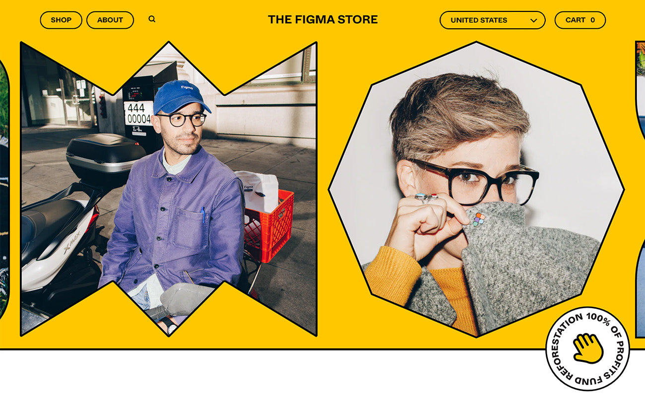Shopify Website Design Inspiration - The Figma Store
