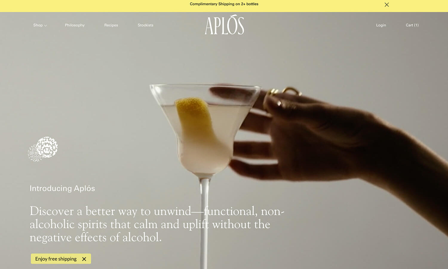 Shopify Website Design Inspiration - Aplós