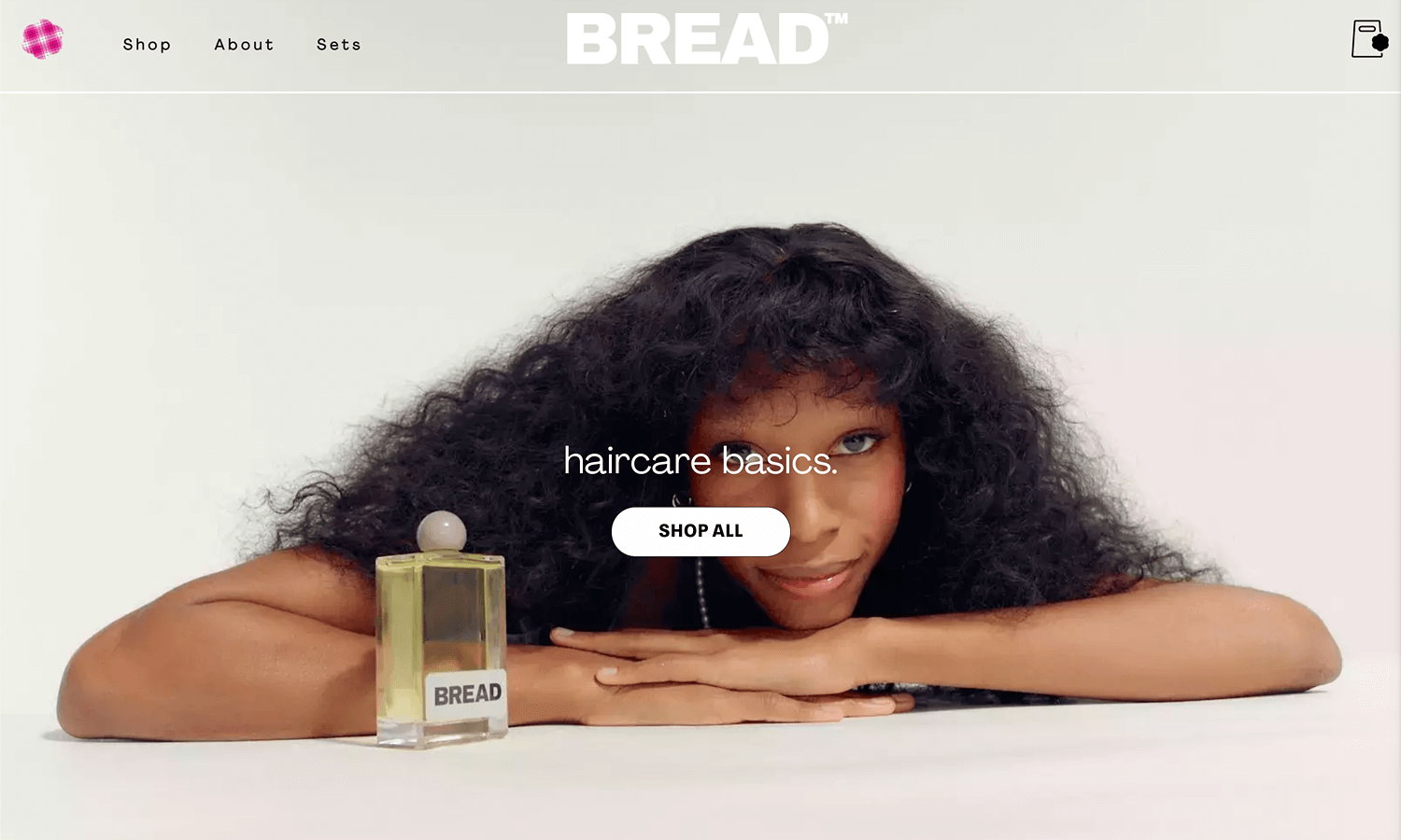 Shopify Website Design Inspiration - Bread Beauty Supply