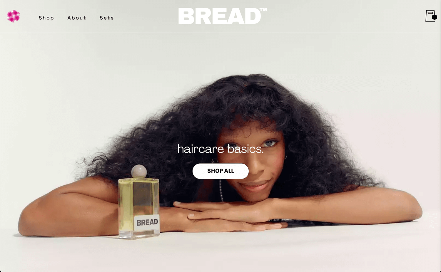 Shopify Website Design Inspiration - Bread Beauty Supply