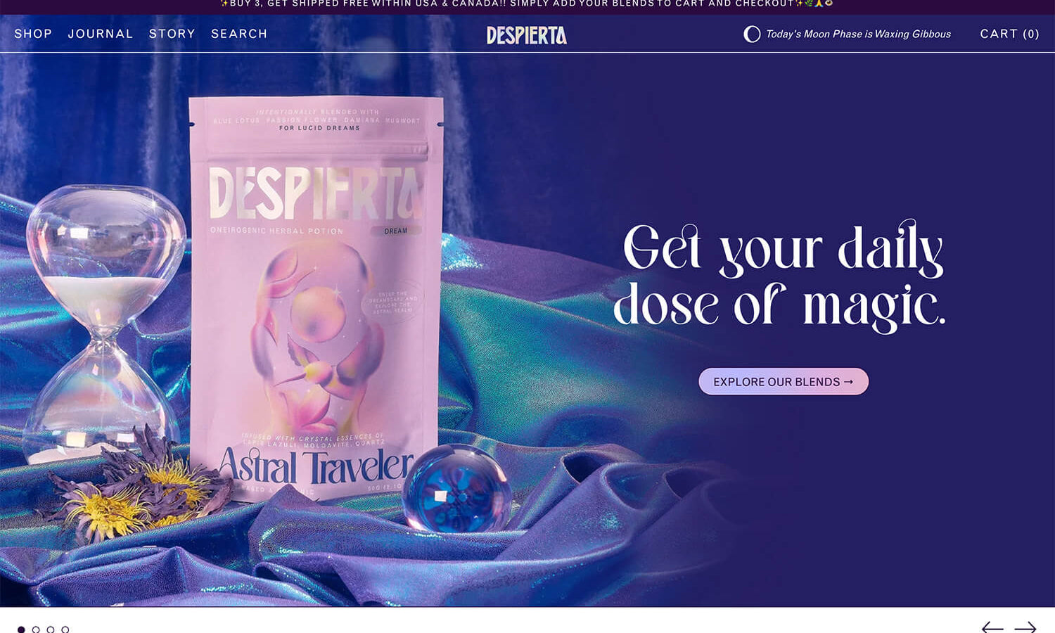 Shopify Website Design Inspiration - Despierta