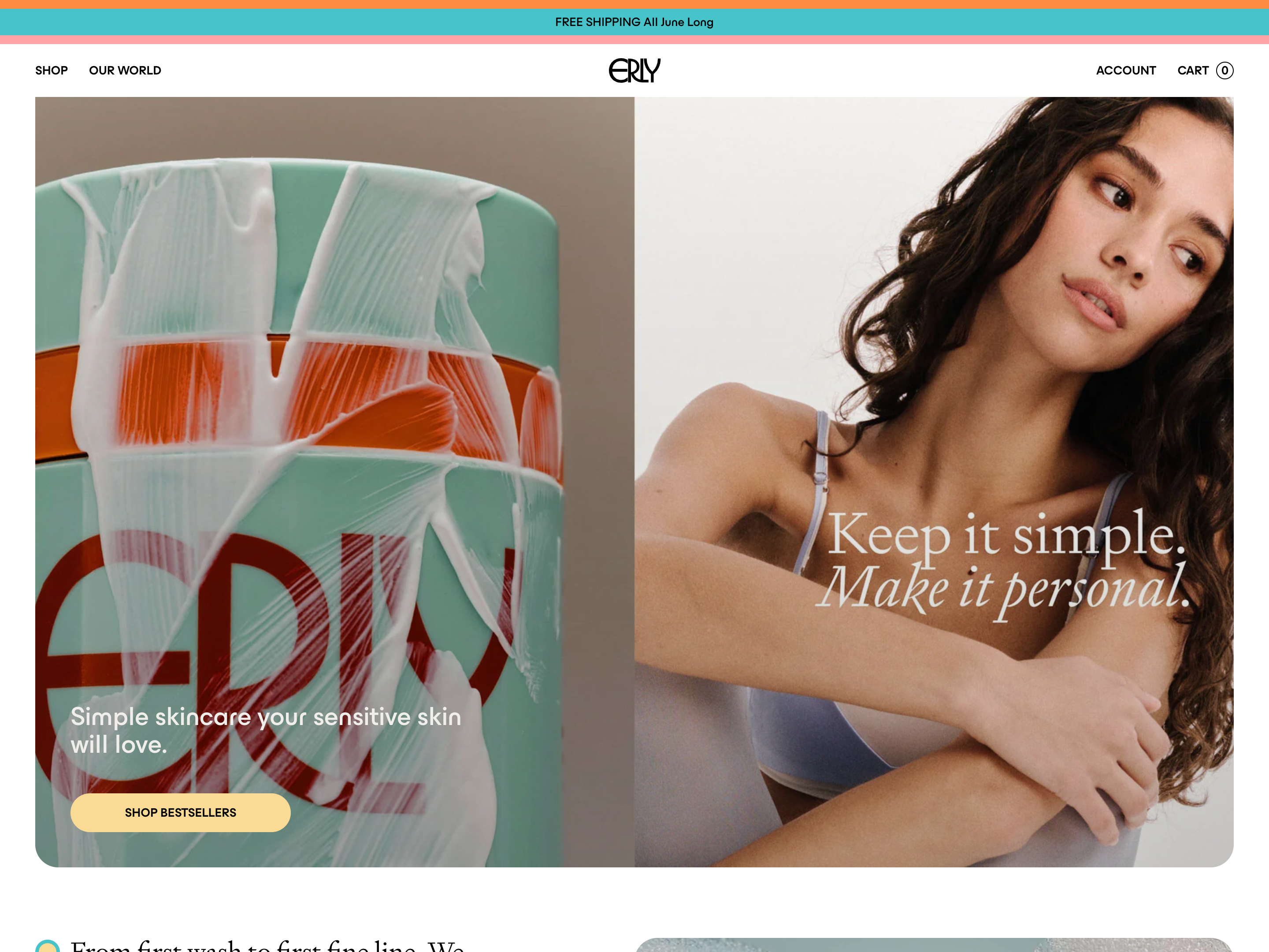 Shopify Website Design Inspiration - ERLY