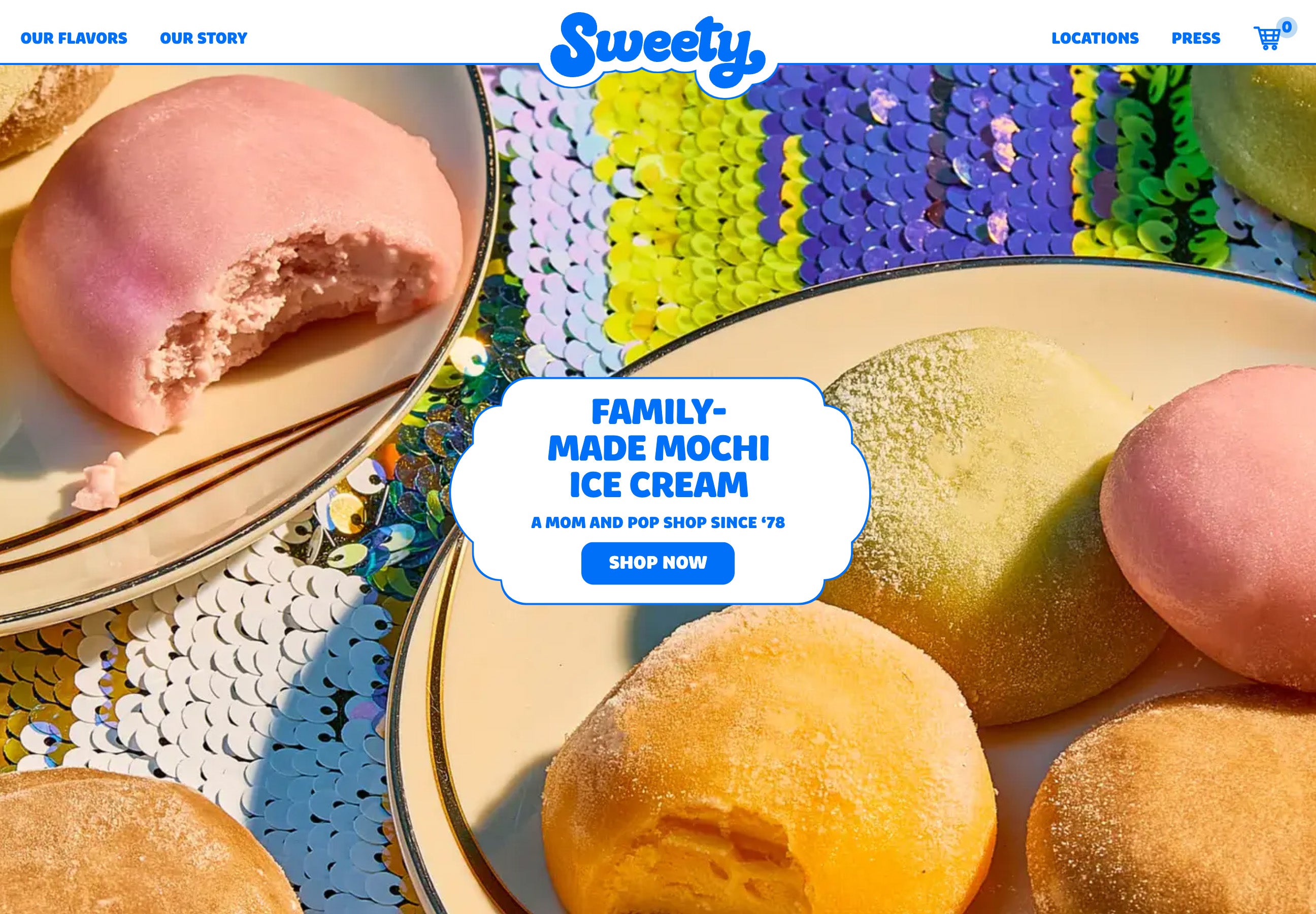 Shopify Website Design Inspiration - Sweety