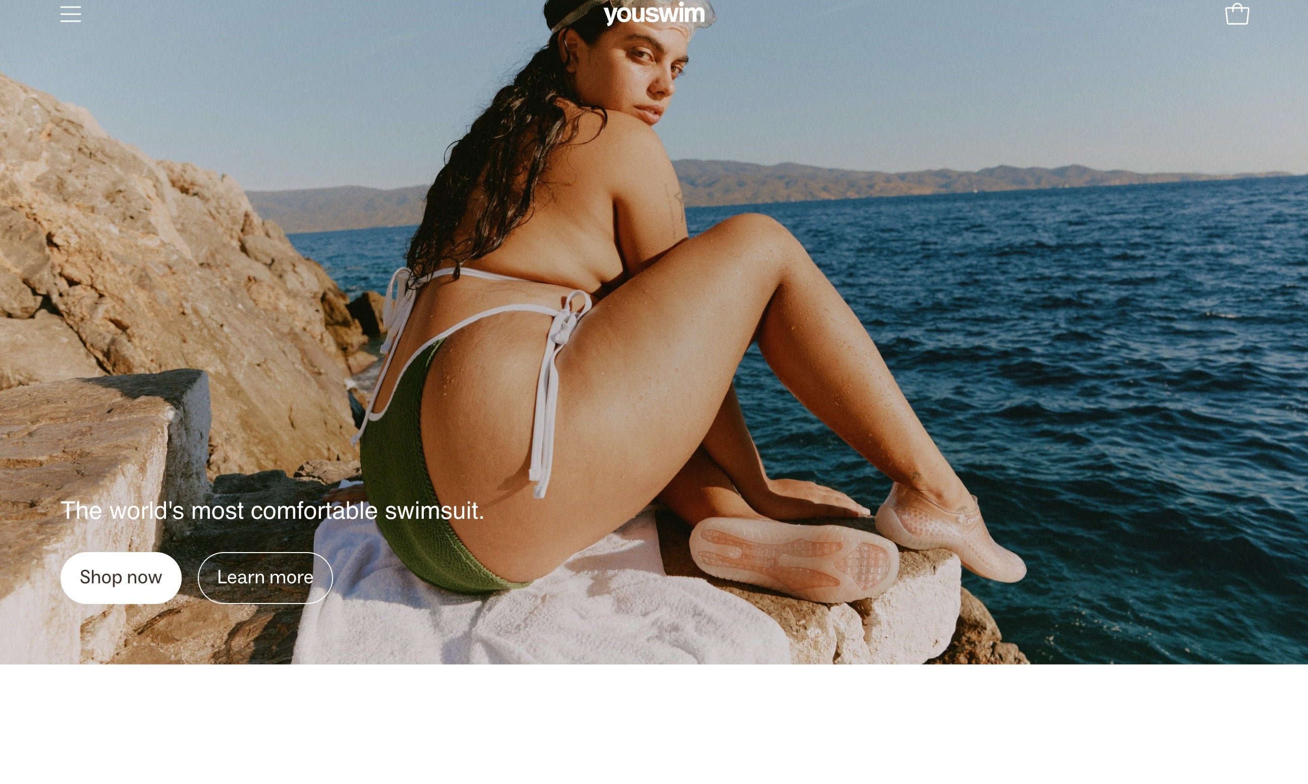 Shopify Website Design Inspiration - You Swim