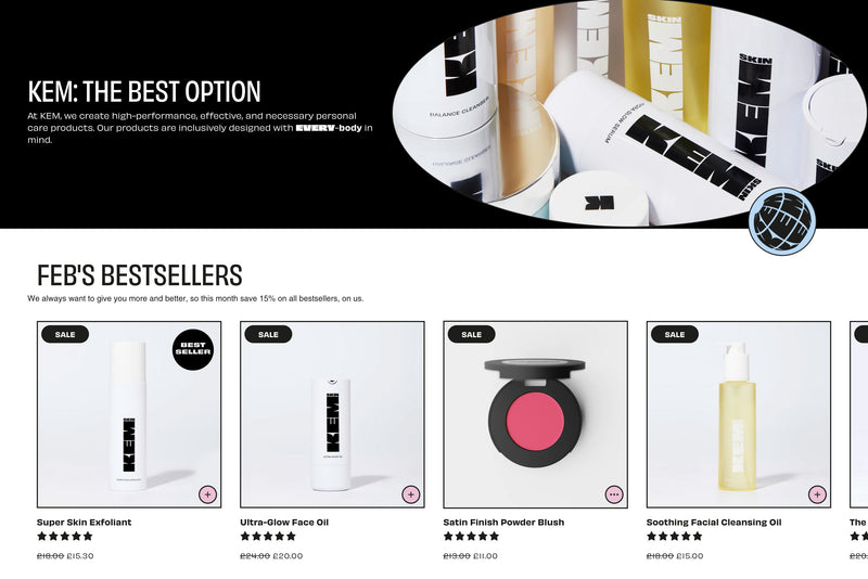 Pre-built Shopify Section Design - KEM - By Pearler
