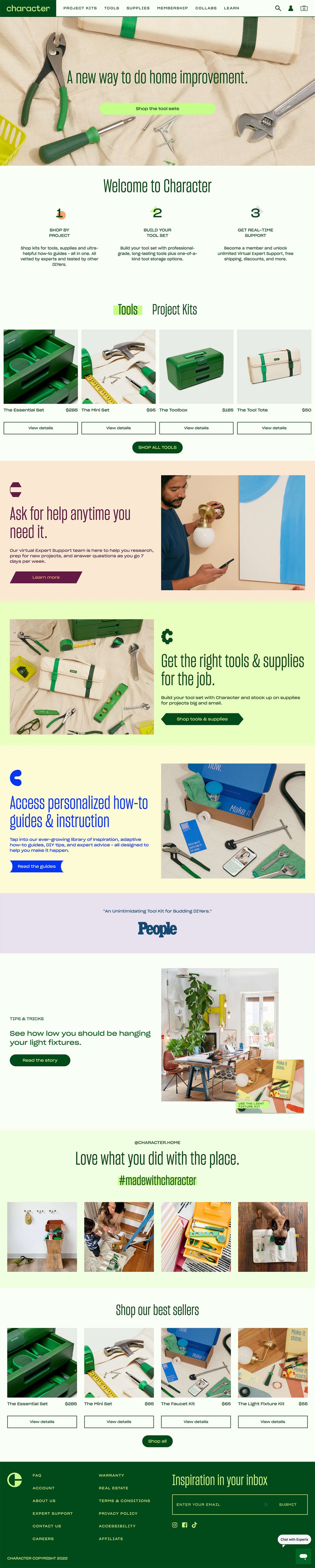 Shopify Website Design Inspiration - Character – Luna Templates