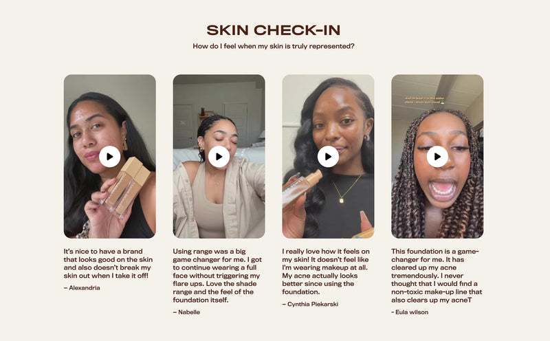 Pre-built Shopify Theme Section Design - Range Beauty - by Luna Templates