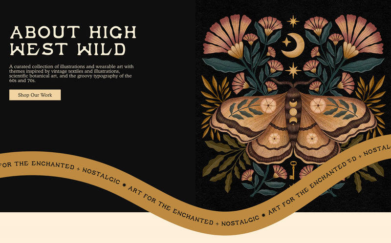 Pre-built Shopify Theme Section Design - High West Wild - by Bungalow Creative