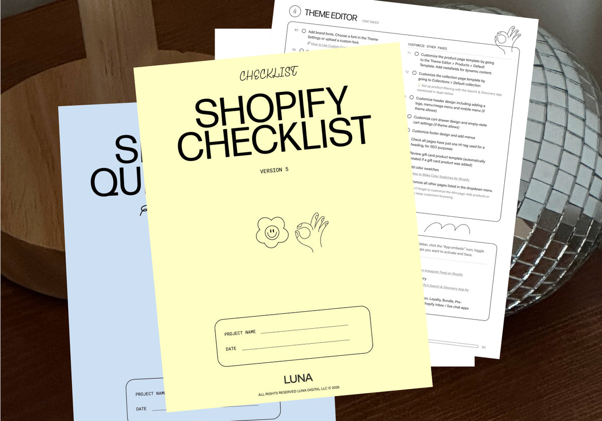 The Shopify Store Launch Kit