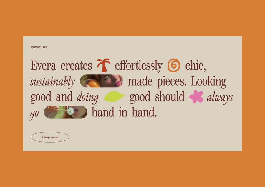 Pre-built Shopify Section Template: Creative Typography Decorative Text Section - Luna Templates