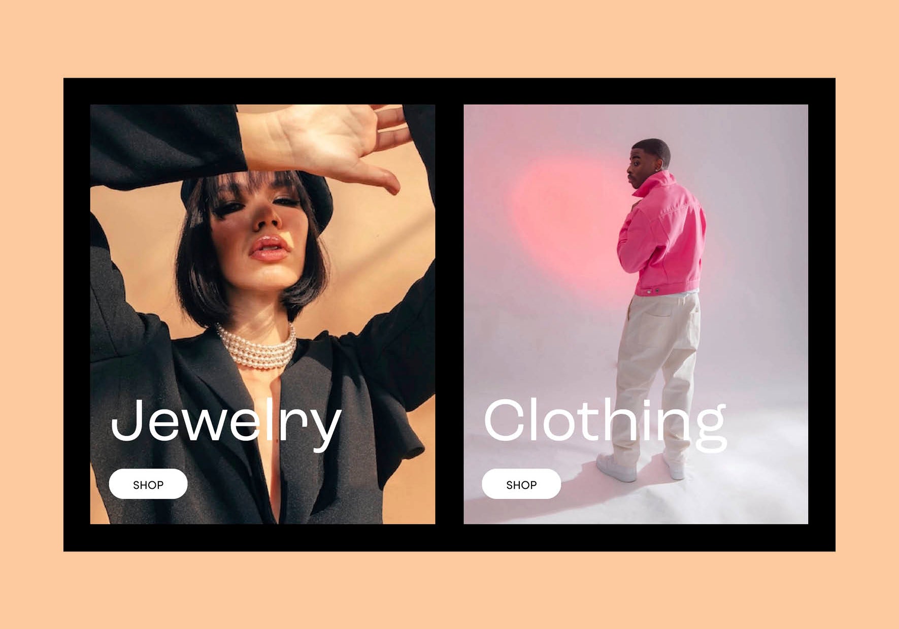 Pre-built Shopify Section Template: Clickable Grid Image Blocks - Luna Templates